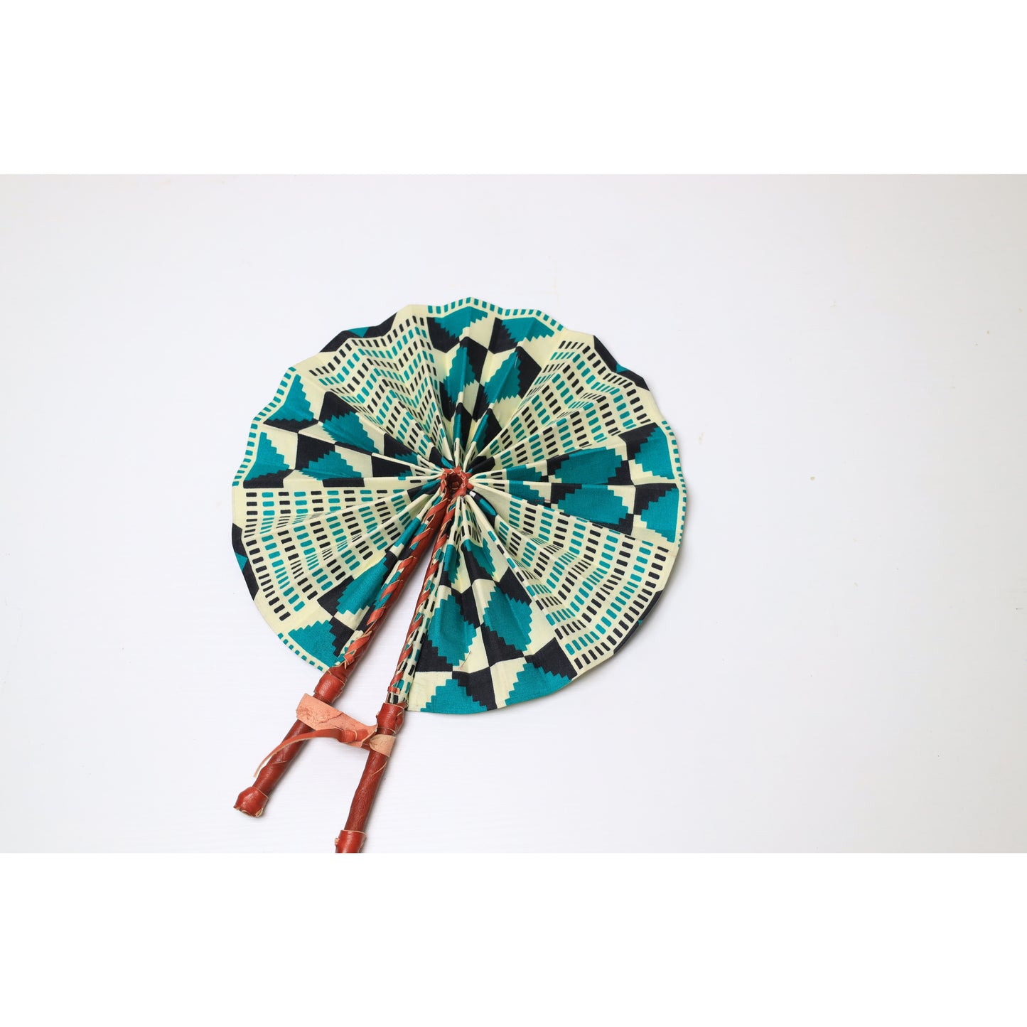 Rhoda Kente Handfan