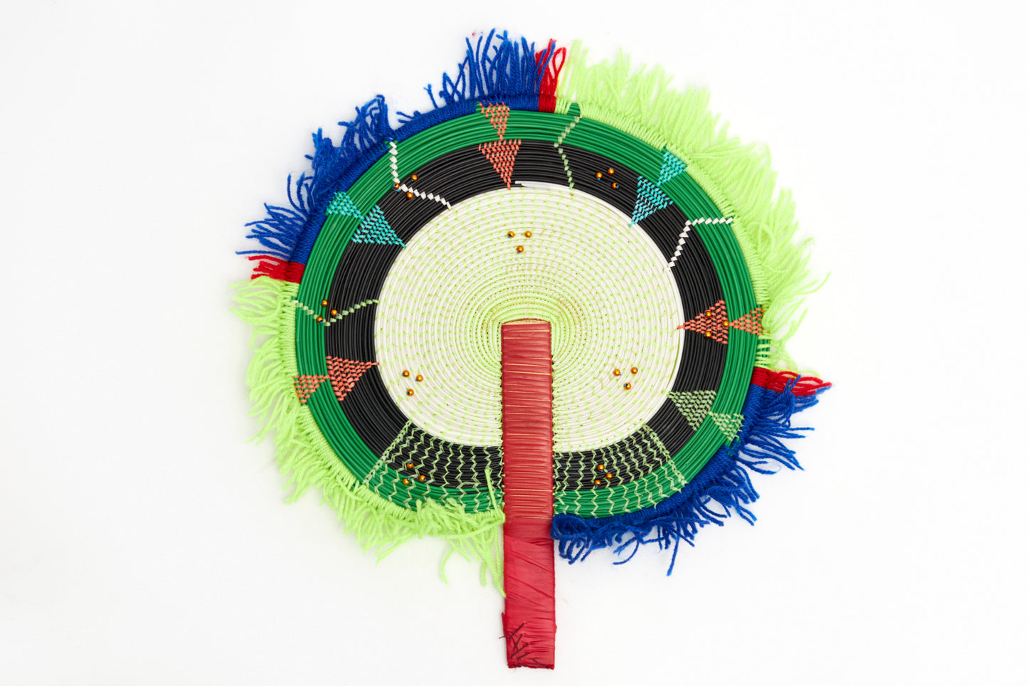 Summer 2022 Handwoven Burkina Fans/Basket Fans Handmade With Fringes