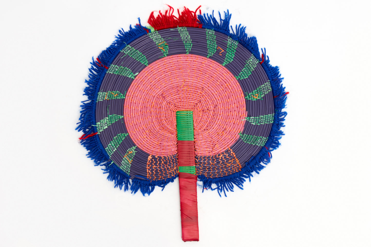 Summer 2022 Handwoven Burkina Fans/Basket Fans Handmade With Fringes
