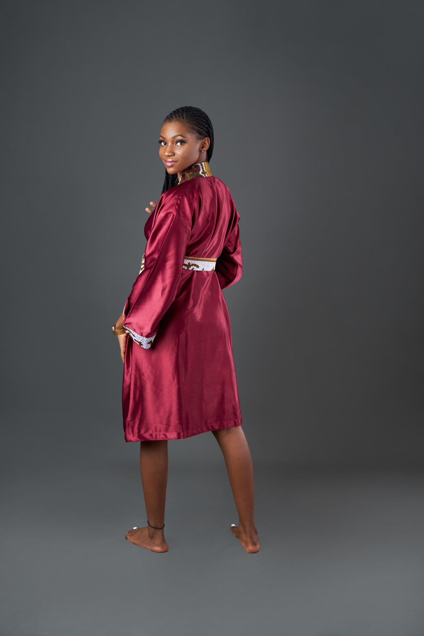 Whiney Silk Kimono Robe