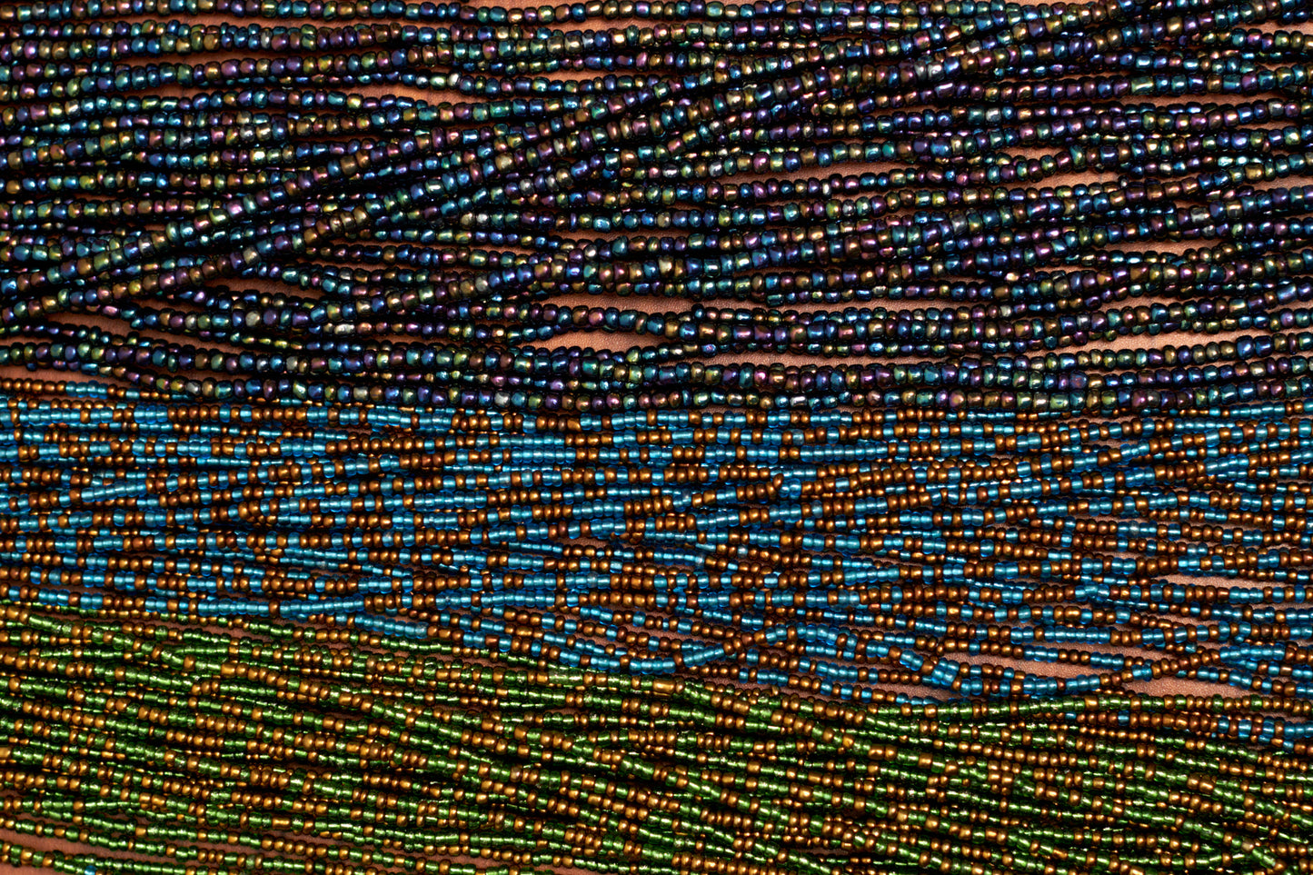 Two Toned Waist Beads(Tie on )