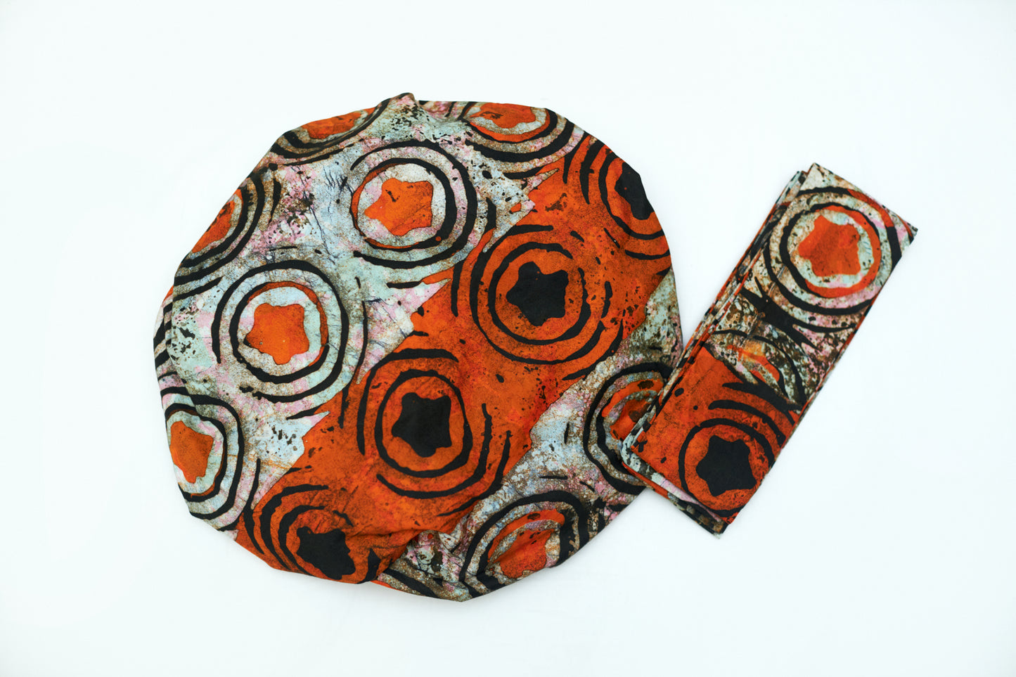 Darkoa Batik Bonnet With Band
