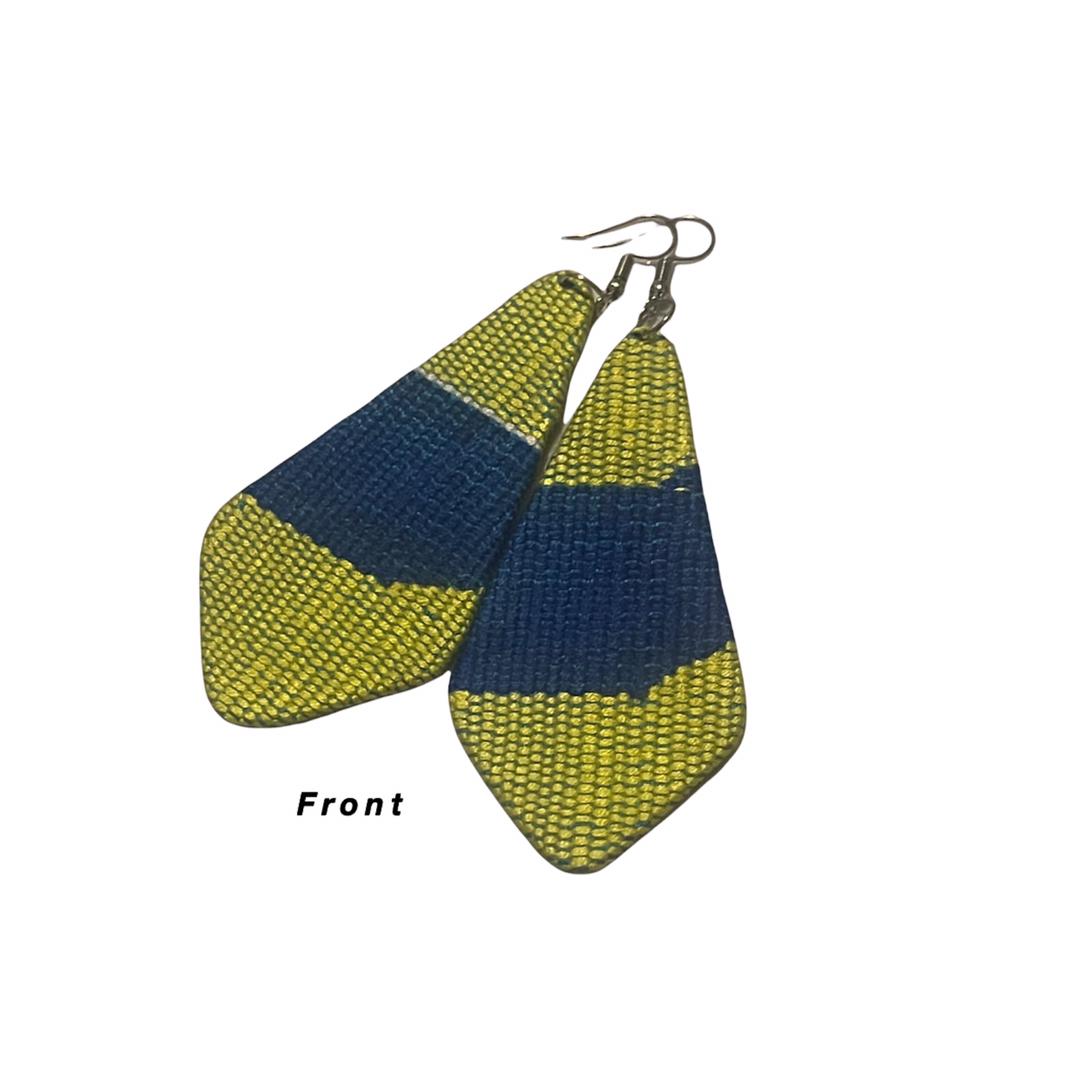 Ekua Kente Print Earring