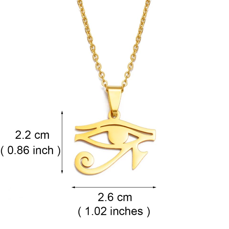 Ancient Egypt Symbol Eye Pendant Necklaces Charm Egyptian Jewelry Gifts