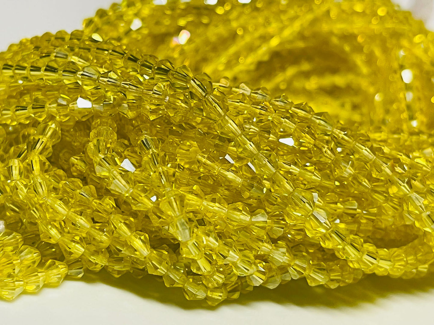 Shiny crystal Waist Beads (colored)- Tie on