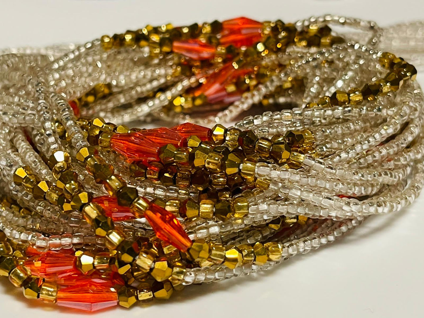 Summer 2022 Rare South African Waist Beads( Micro Beads)Tie-on