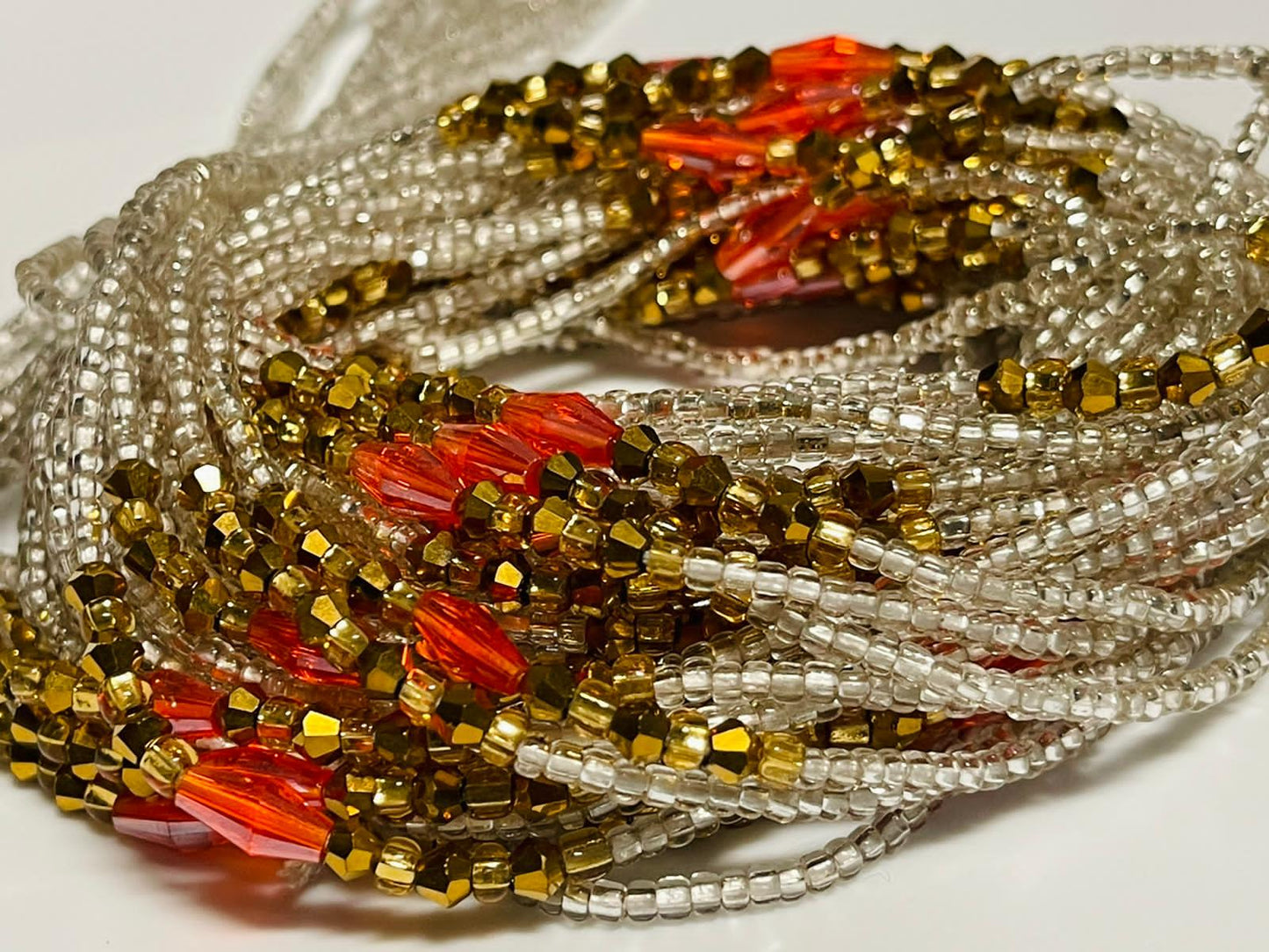 Summer 2022 Rare South African Waist Beads( Micro Beads)Tie-on