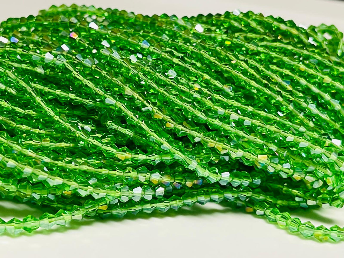 Shiny crystal Waist Beads (colored)- Tie on