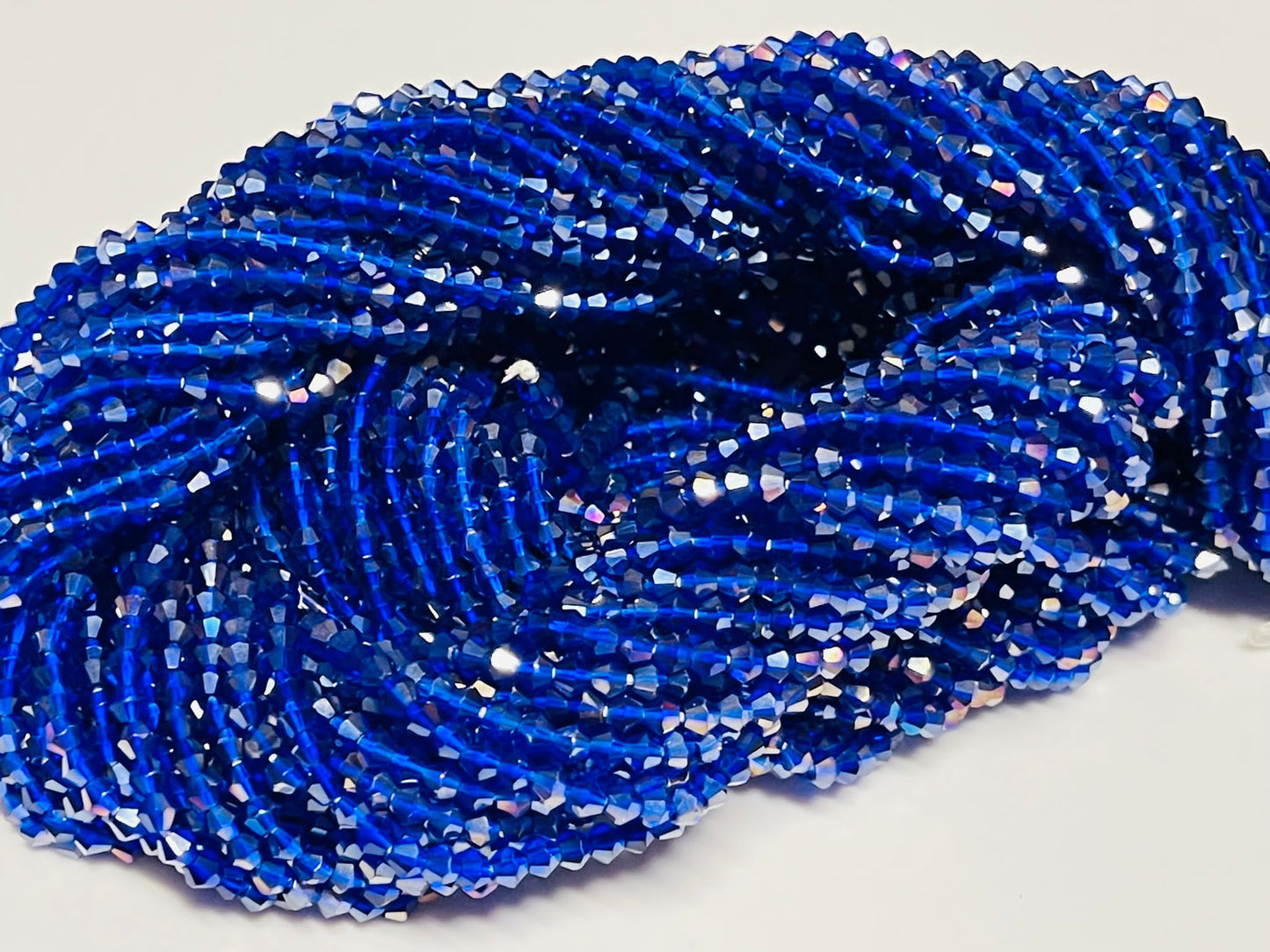 Shiny crystal Waist Beads (colored)- Tie on