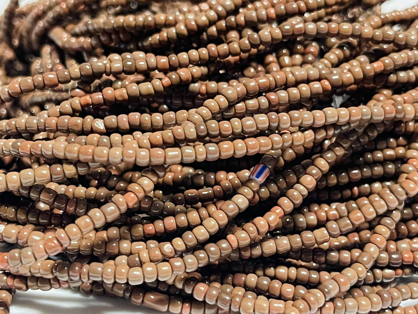 Solid colored waist beads( Tie on )