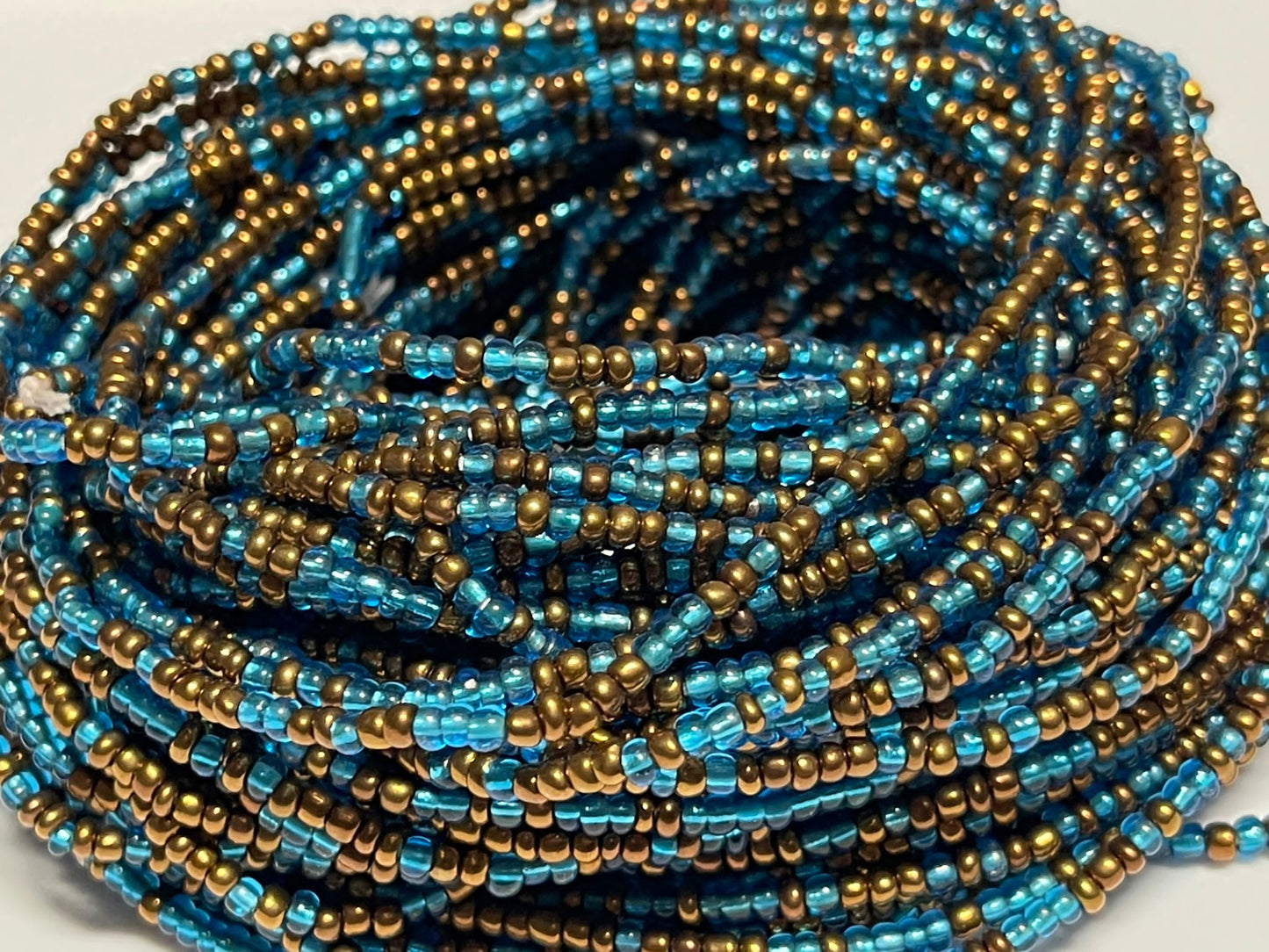 Two Toned Waist Beads(Tie on )