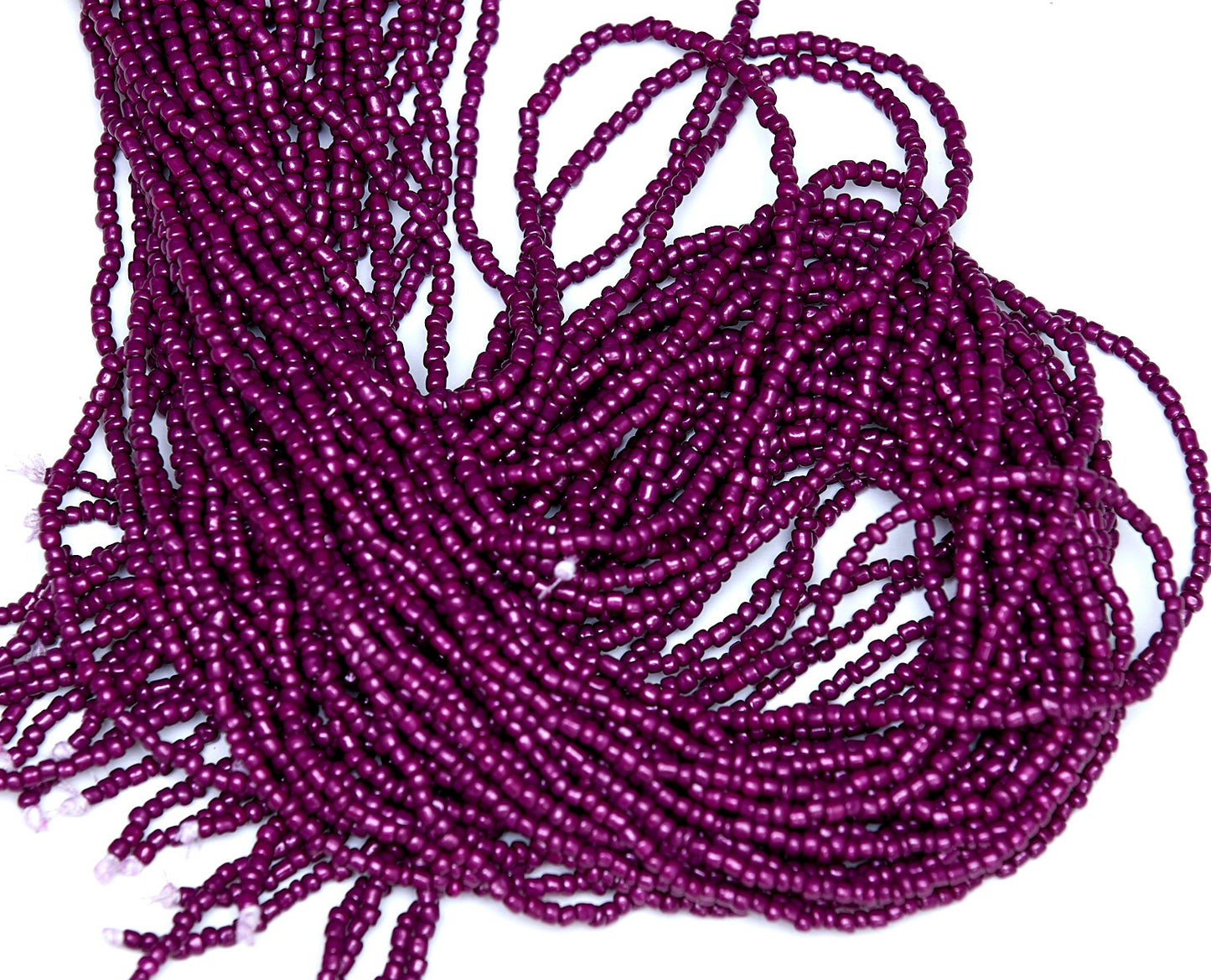54 Inches Purple Tie On Waist Beads