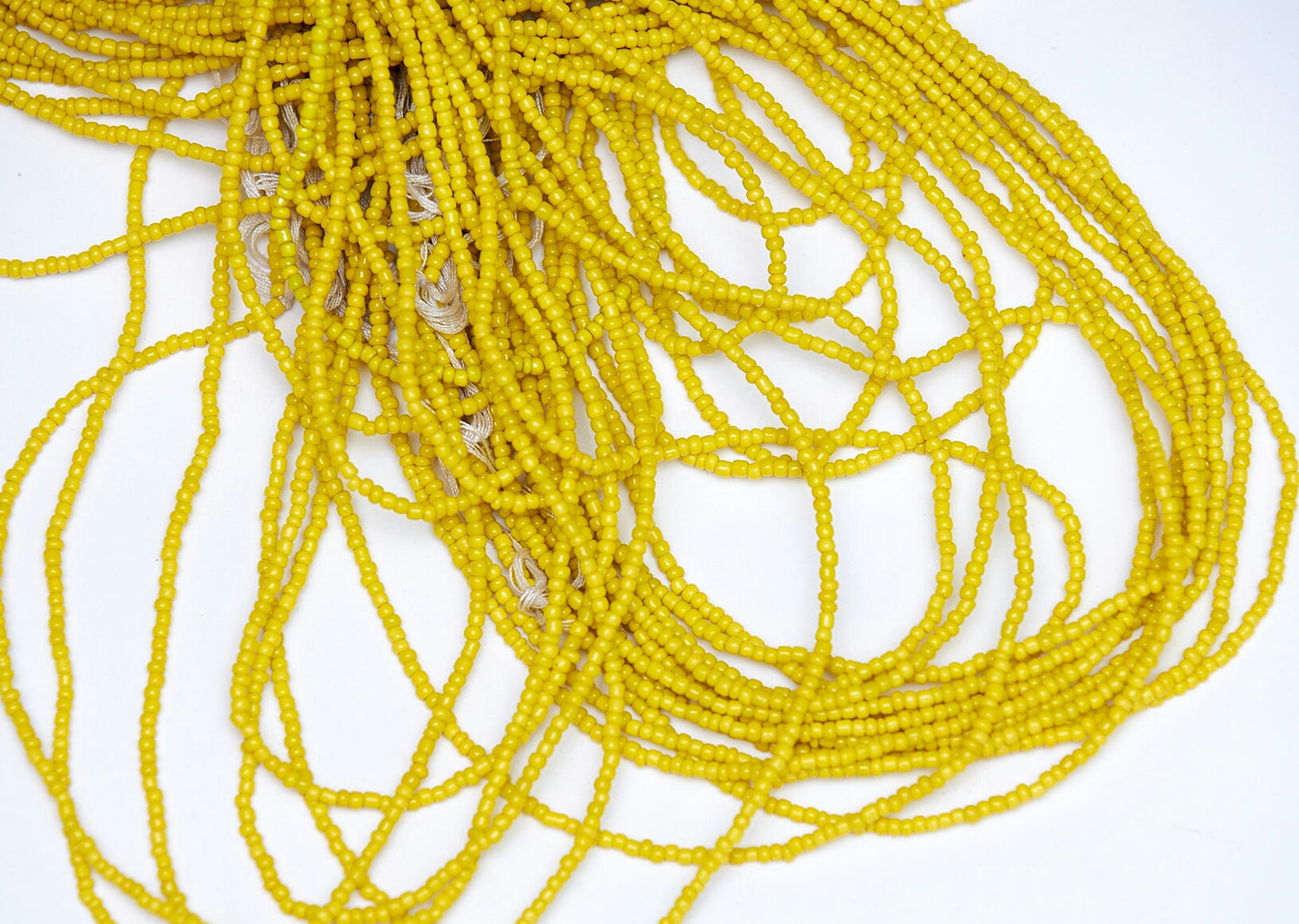 50 Inches Yellow Tie on waist beads