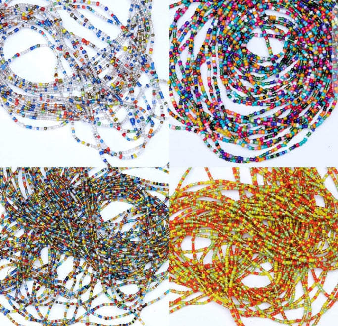 Wholesale (Bulk) Solid Coloured Beads,Two toned Beads, Multi Coloured Beads-Tie on Beads