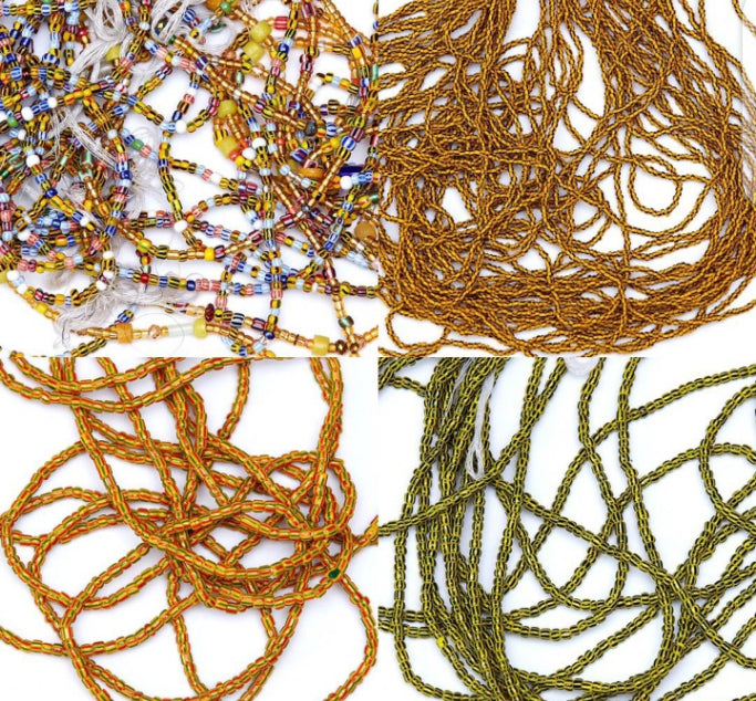 Wholesale (Bulk) Ghana Krobo Dipo Beads, Amazing Beads. Tie On Beads