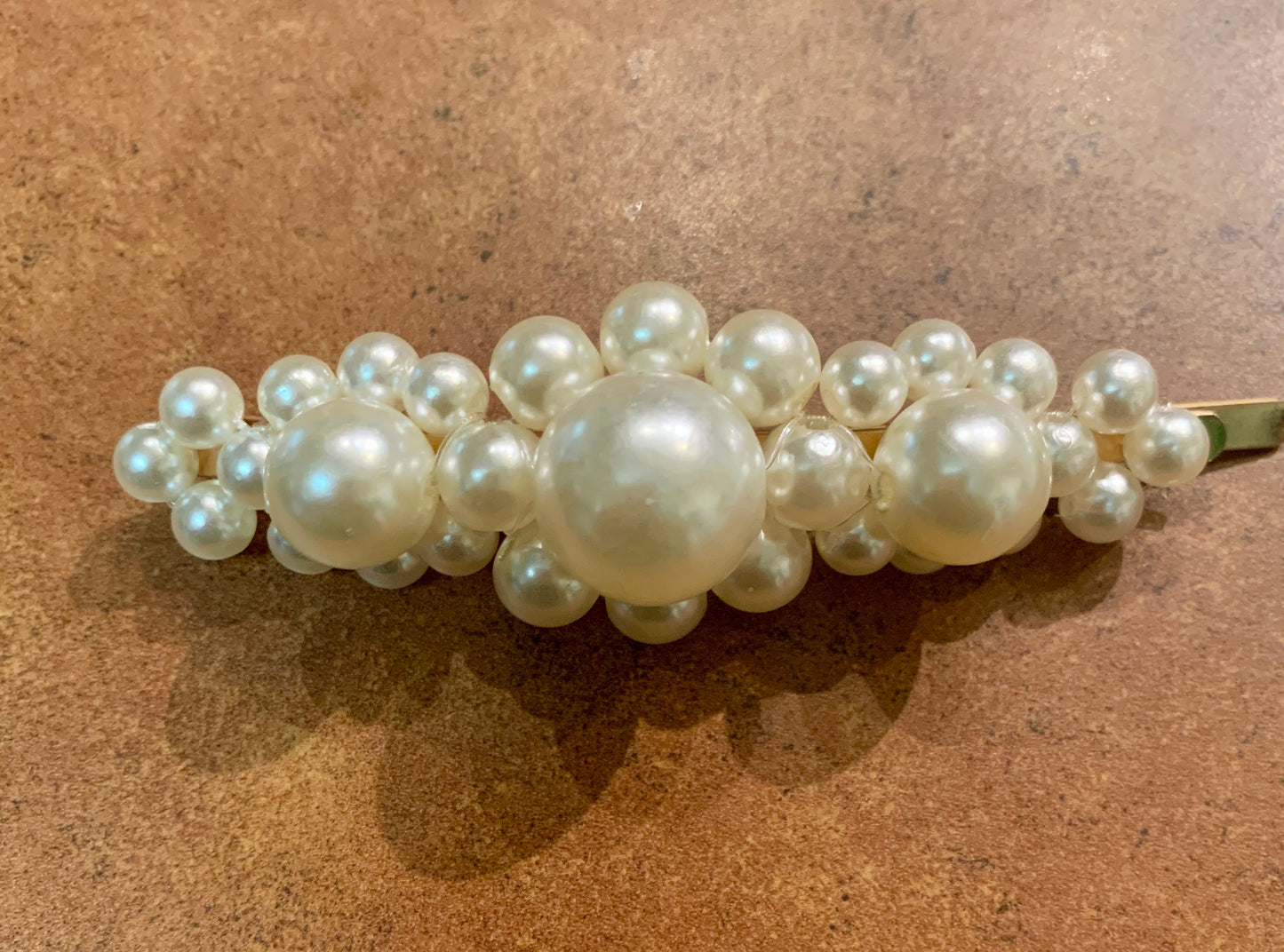 One Long Pearl Hair Clip