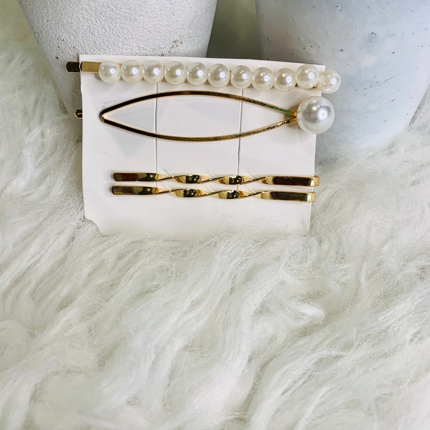 3 pack Shaped Hair clip