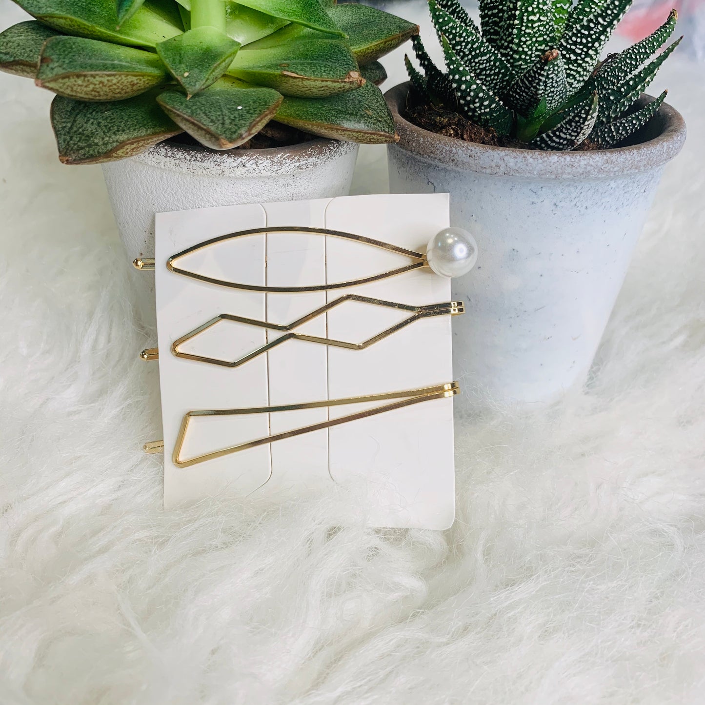 3 pack Shaped Hair clip