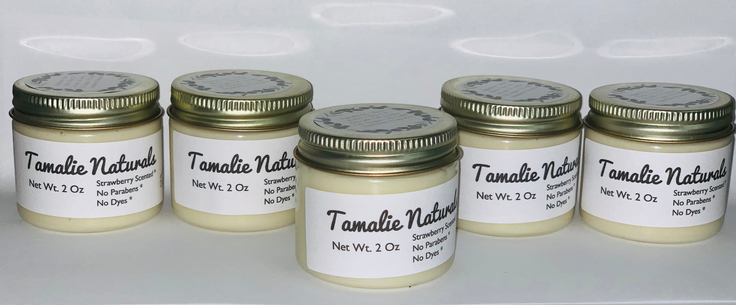 Strawberry  Enriched Scented Shea Butter In A Butter Jar,Skin Glow Butter