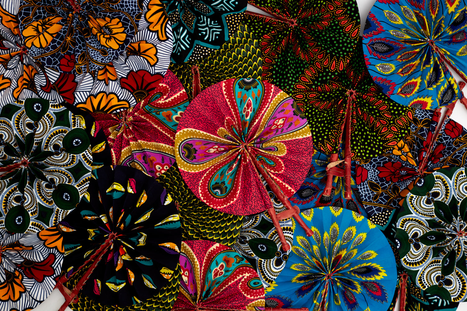 Ankara Print Hand fan