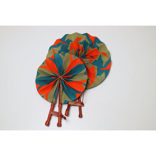 Olivia Kente Handfan