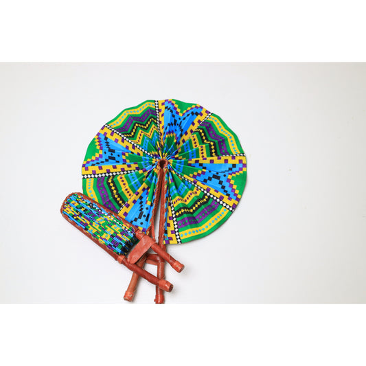 Mina Kente Handfan