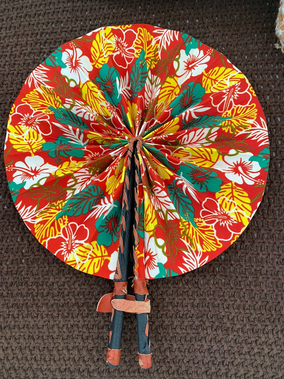 Lovette Ankara Print Handfan