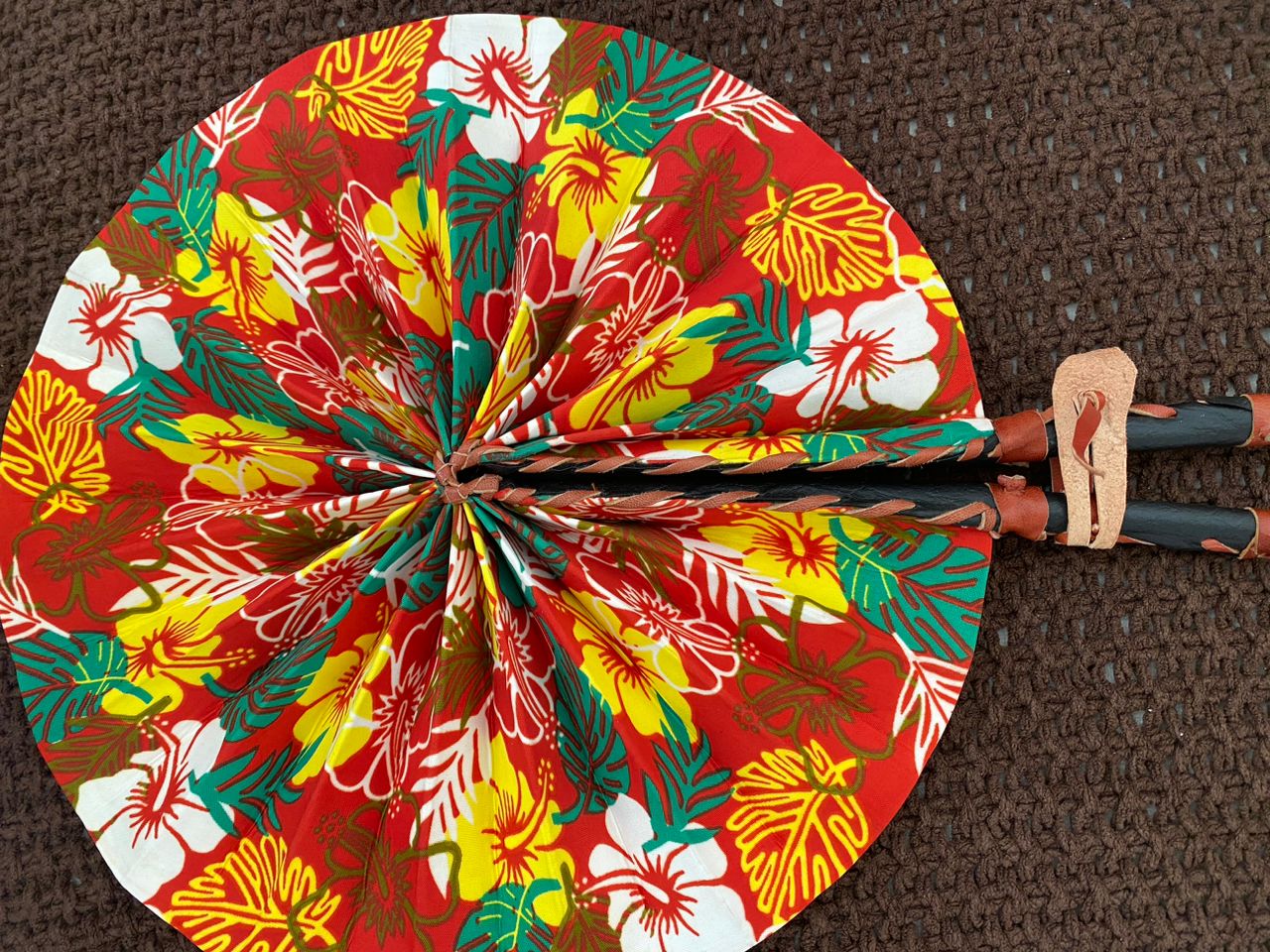 Lovette Ankara Print Handfan