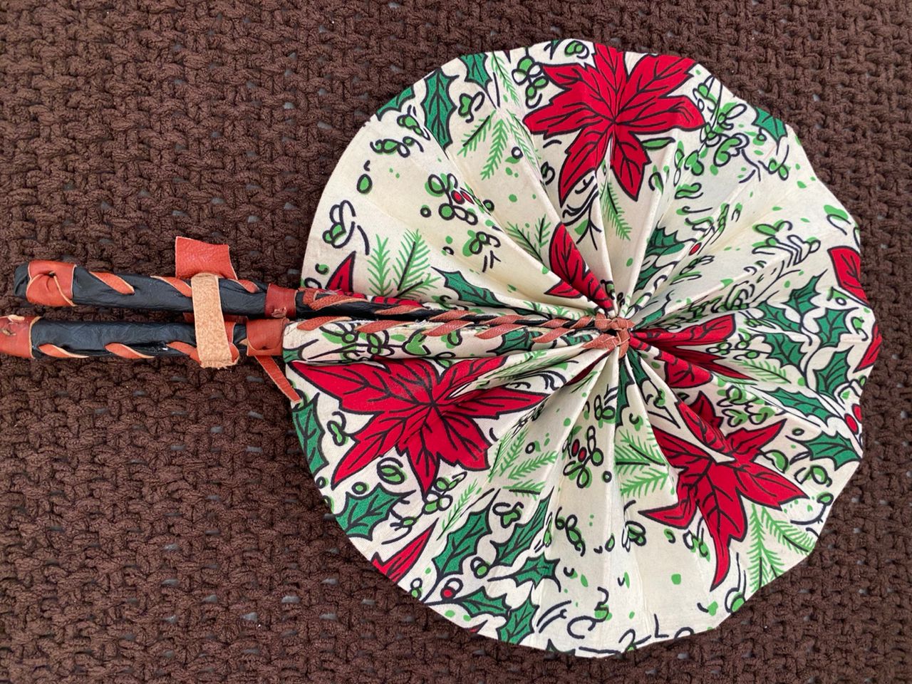 Abilene Ankara Print Handfan