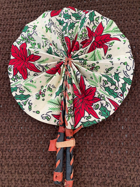 Abilene Ankara Print Handfan