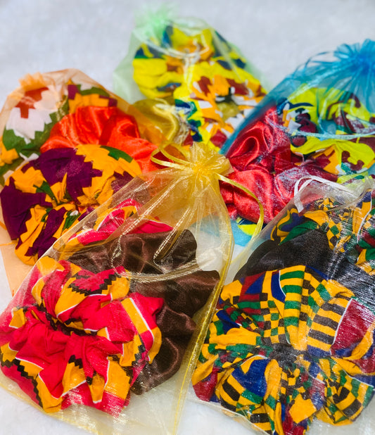 Nicely Packed Different Color Scrunchies