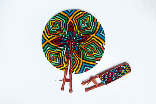 Akorfa Bogolan Handfan