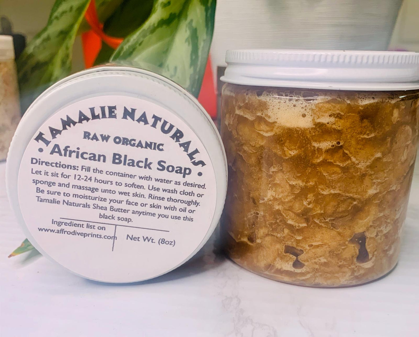 New African Black Soap, Natural,Promotes Skin Health,Made in Ghana.