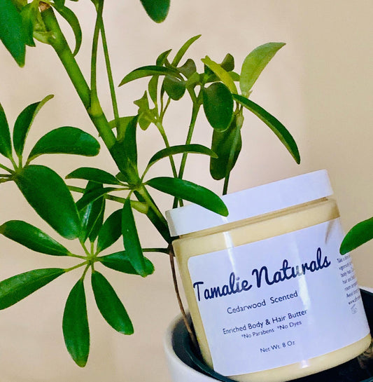 Cedarwood scented enriched body butter