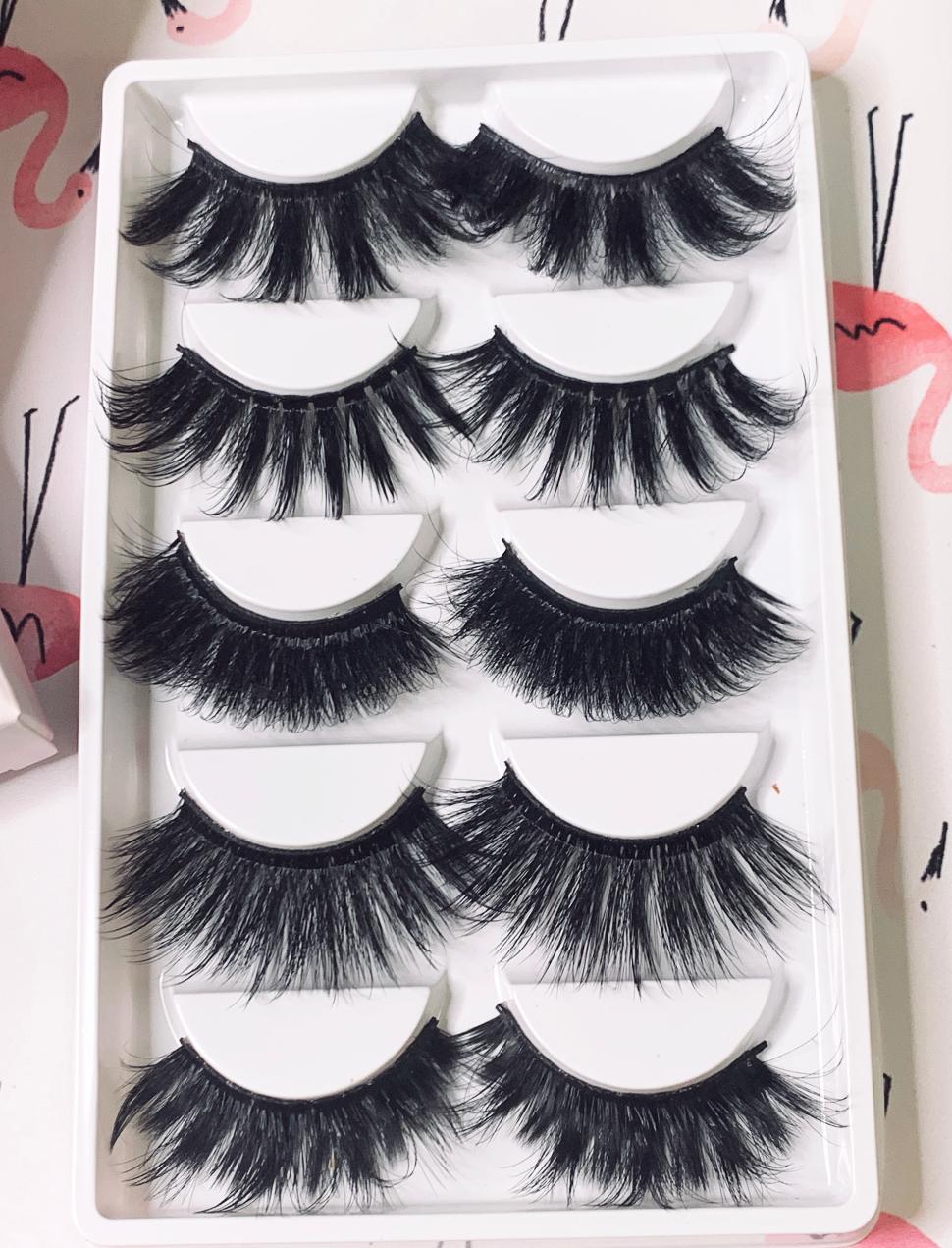 5 Pack Faux Mink 5D Lashes Multi Package(26mm)