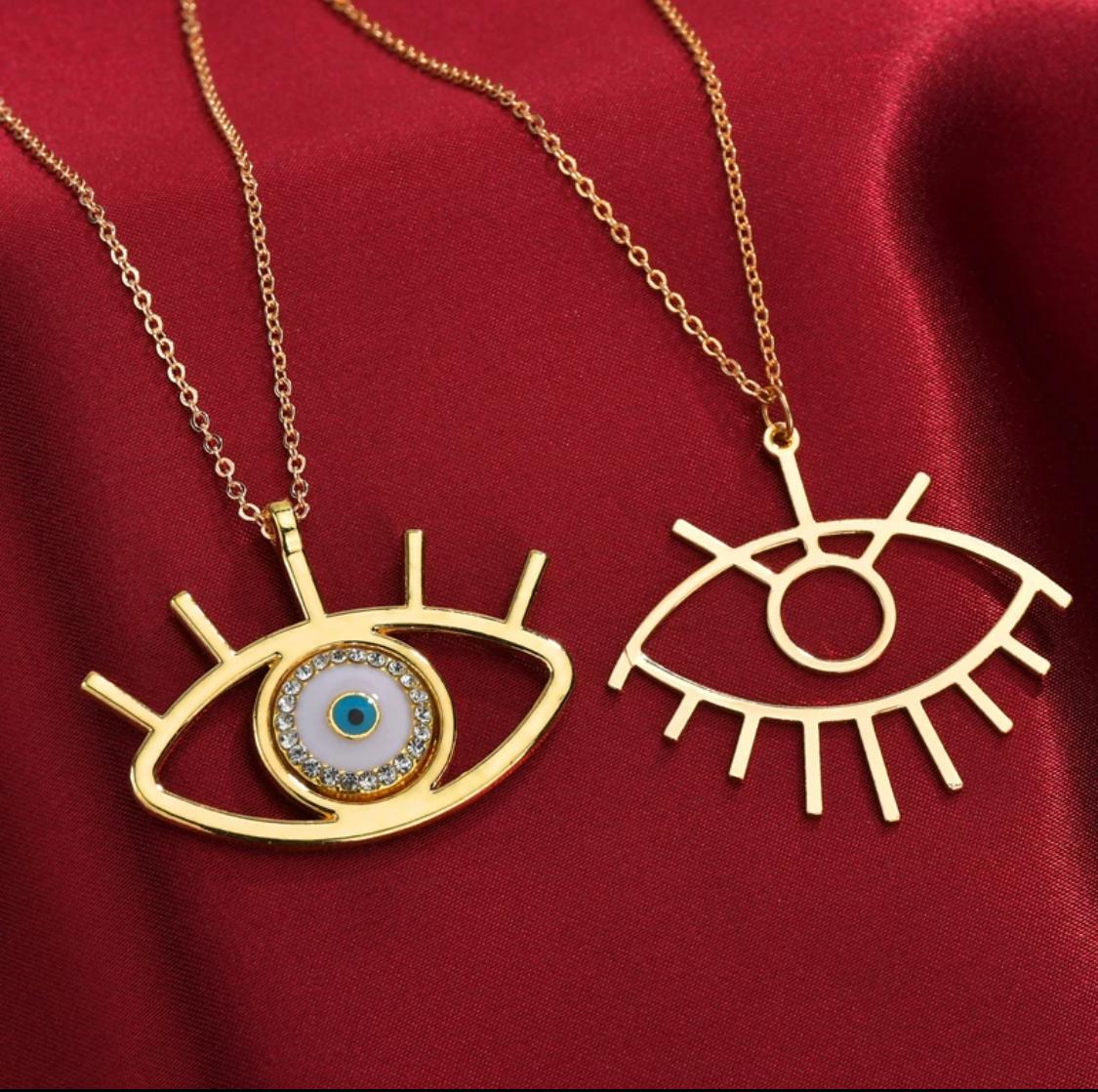 Turkish Evil Eye Pendant Necklace
