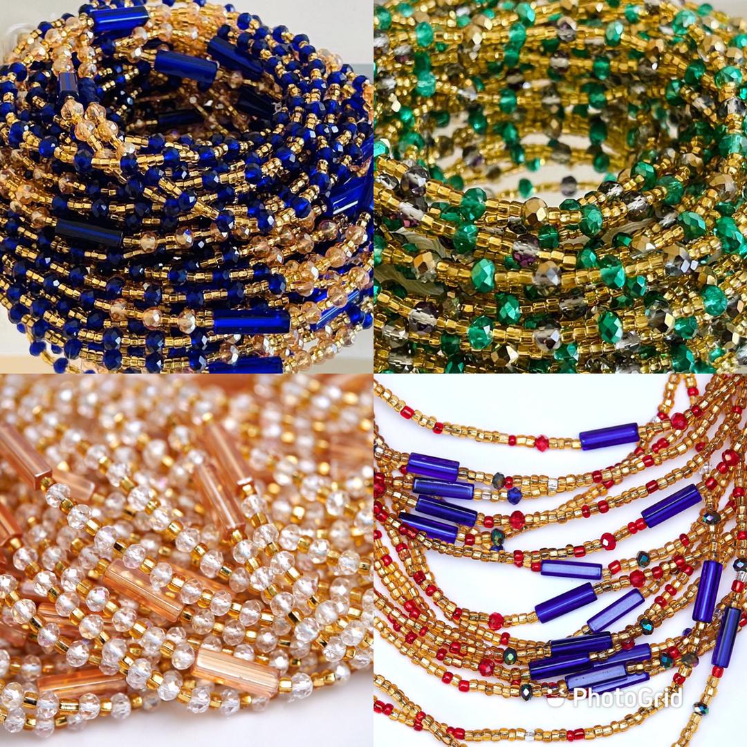 Wholesale (Bulk) Two Toned Beads With Pebble And Bars