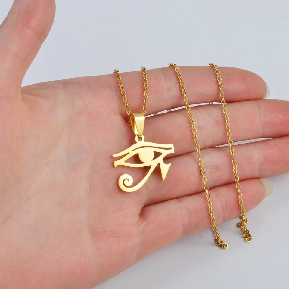Ancient Egypt Symbol Eye Pendant Necklaces Charm Egyptian Jewelry Gifts
