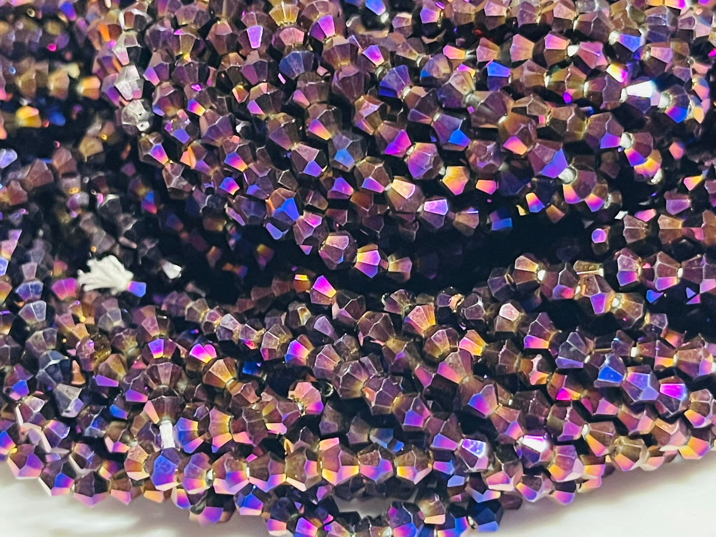 Shiny crystal Waist Beads (colored)- Tie on