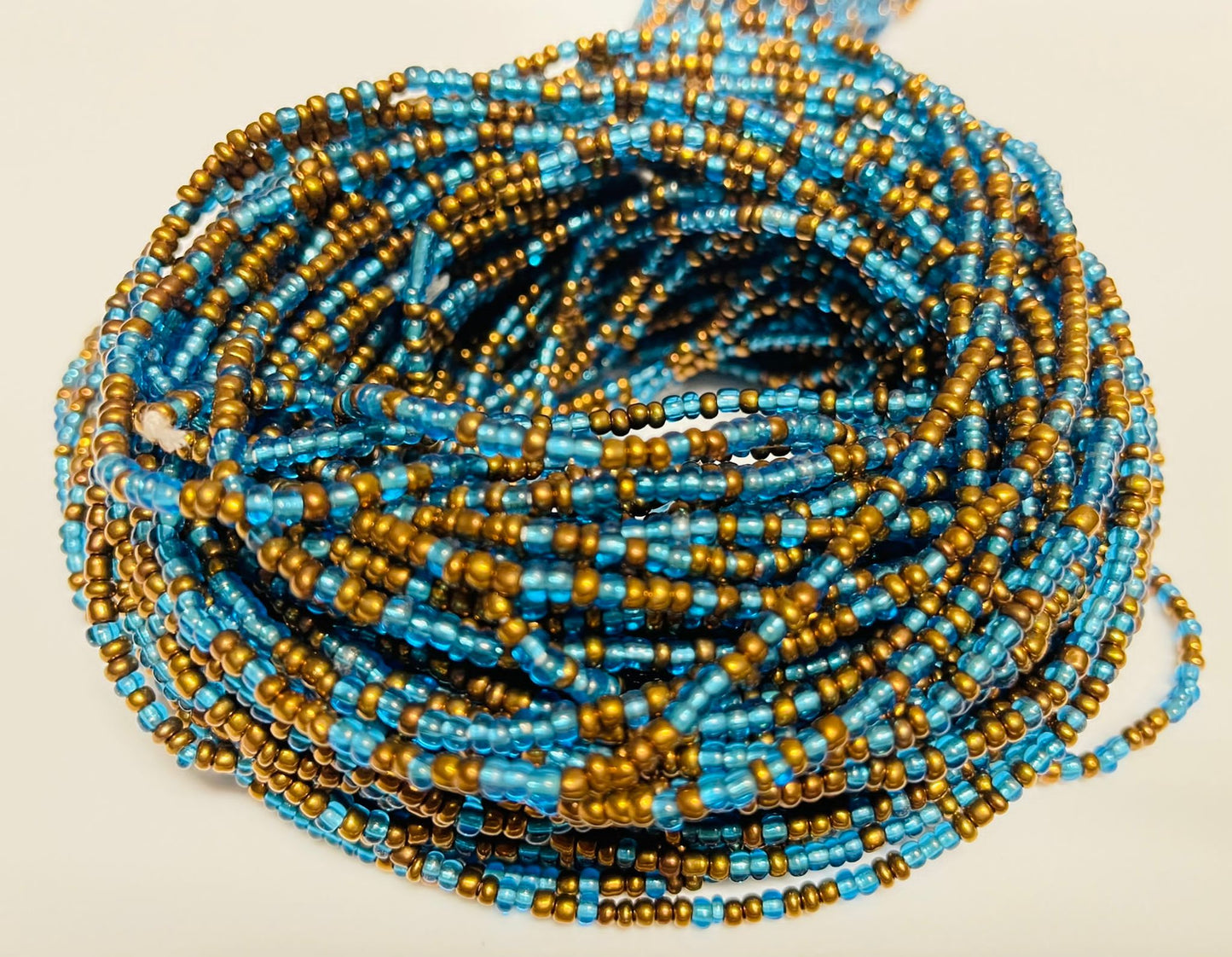 Two Toned Waist Beads(Tie on )