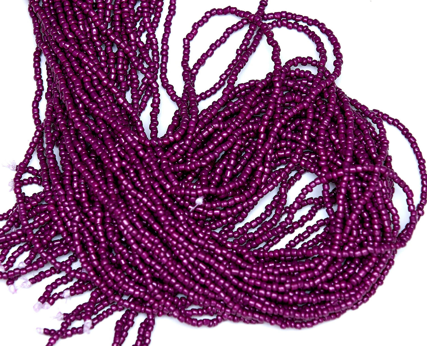 54 Inches Purple Tie On Waist Beads 