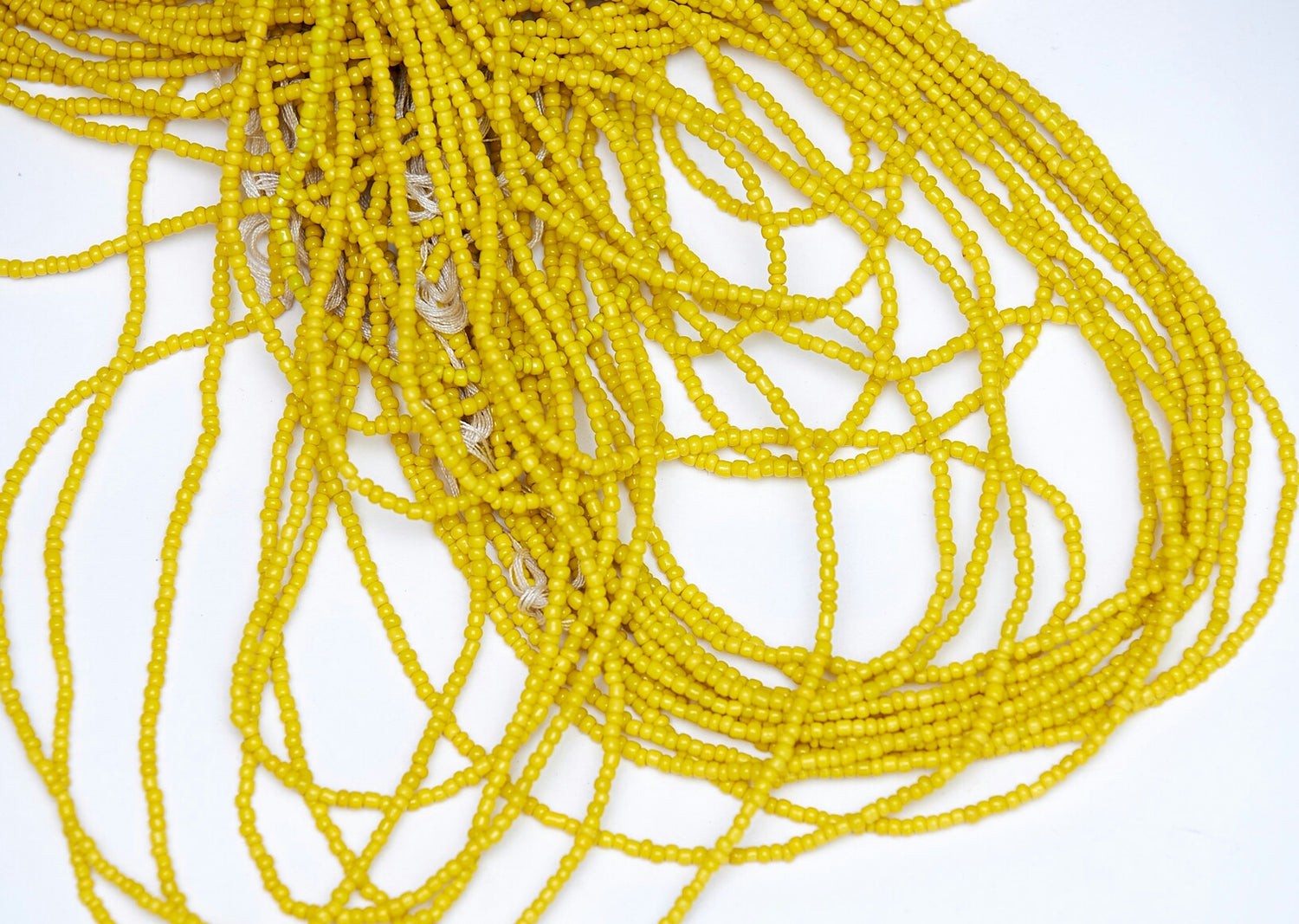 50 Inches Yellow Tie on waist beads