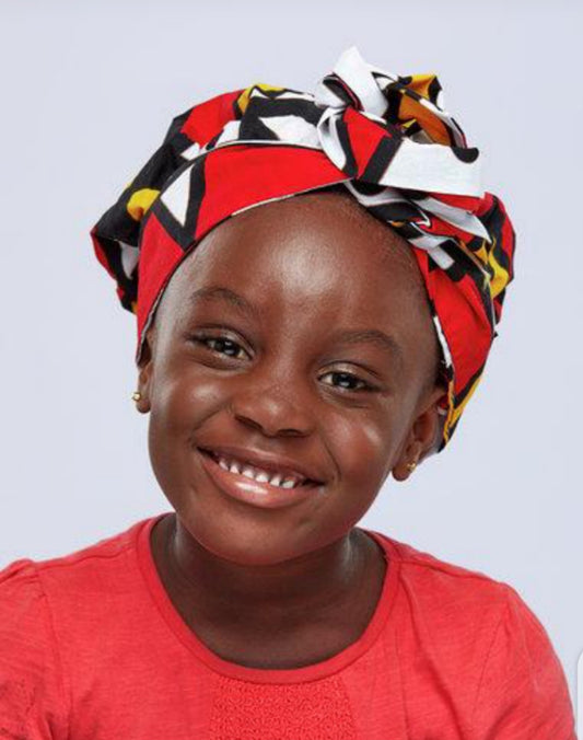 Mandela Kiddie/ Small Size Bonnets With Band(13 inches)