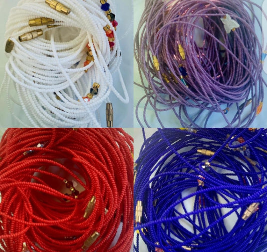 Wholesale (Bulk) Rare South African Waist Beads With Removable Screws