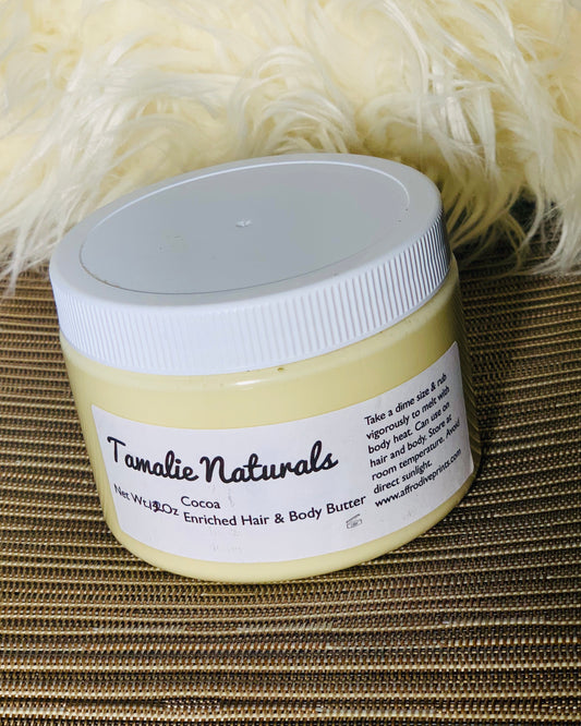 Cocoa Enriched Shea Butter (Chocolate) In A Butter Jar