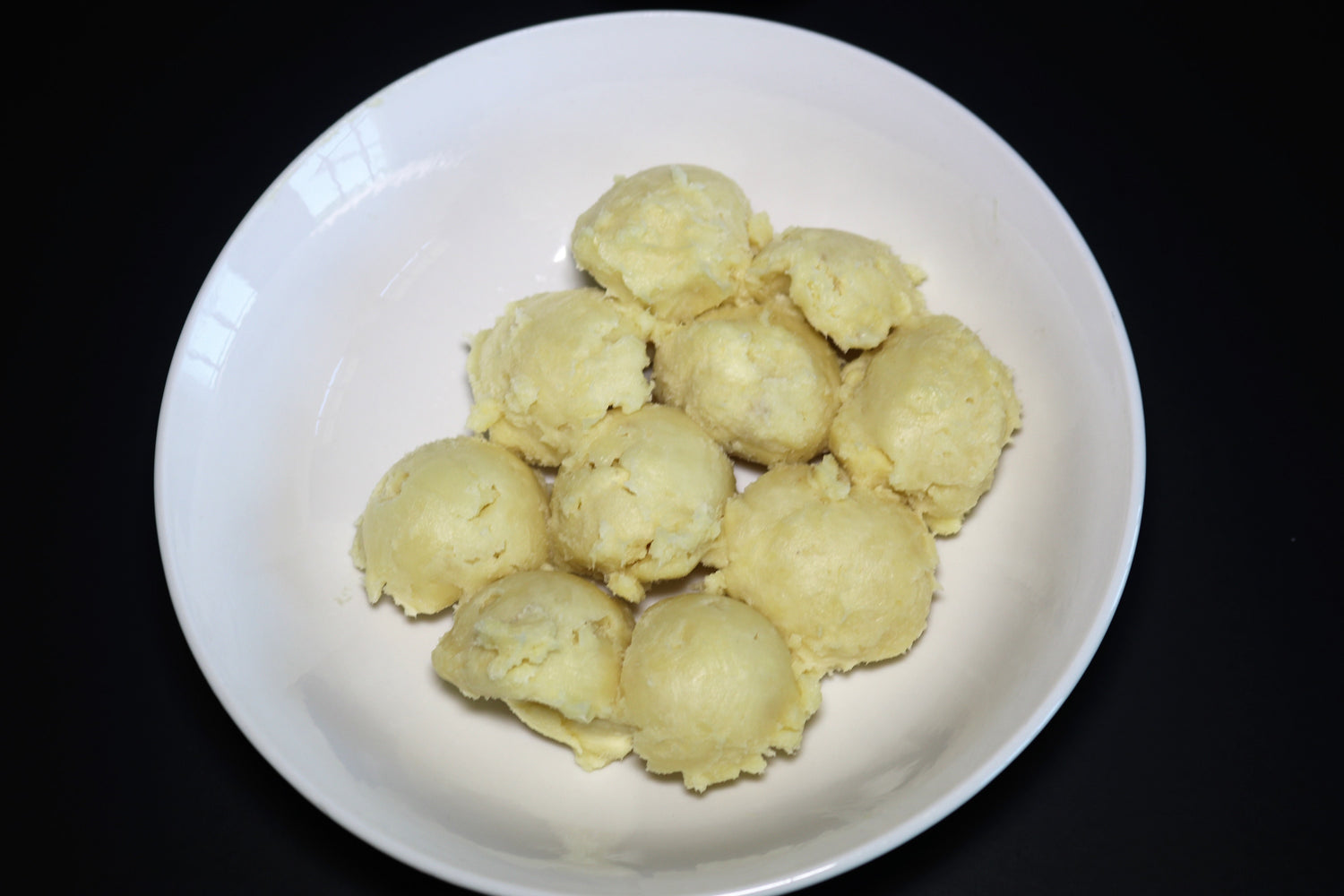 African Raw Shea Butter In A Plate 